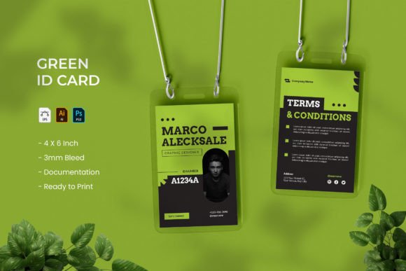 Black Green - ID Card