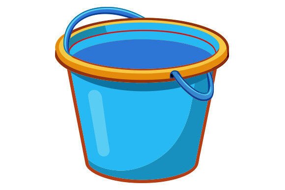 Empty Plastic Bucket with Handle: Design Assets and Practical Applications
