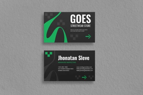Evaluating the Dark Green Modern Business Card for Professional Branding