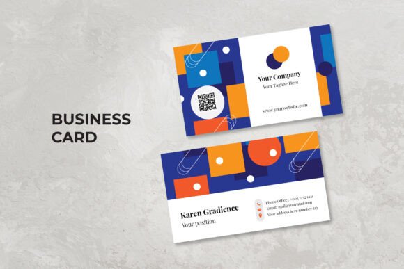 Modern Colorful Design Business Card