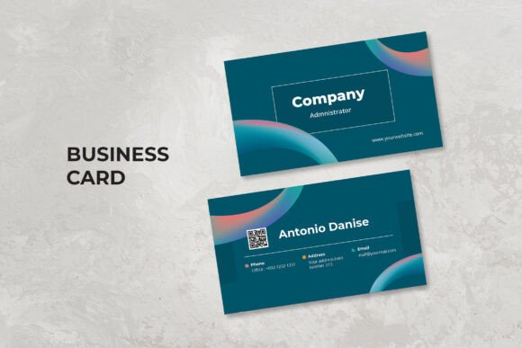 Simple Blue Theme Business Card