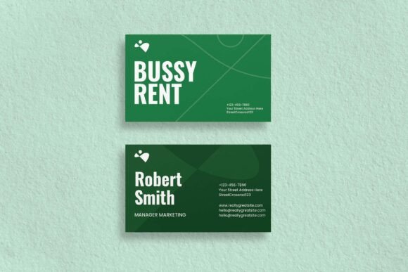 The Strategic Impact of a Green Elegant Business Card in Modern Professional Networking